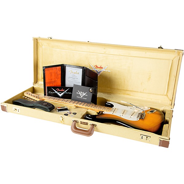 Fender Custom Shop Limited Edition 1956 Stratocaster Journeyman Relic Electric Guitar Wide Fade 2-Color Sunburst