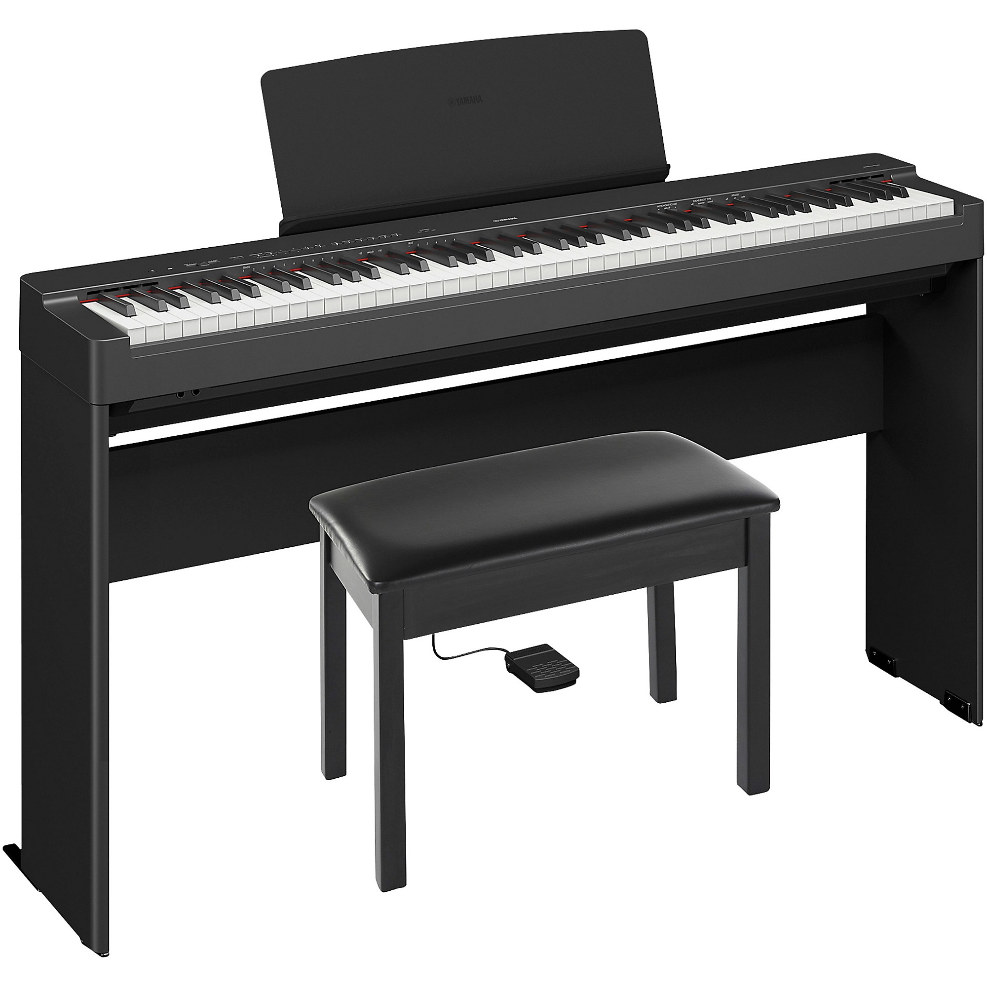 Yamaha P225BLB Deluxe Digital Piano Bundle - Black | Guitar Center