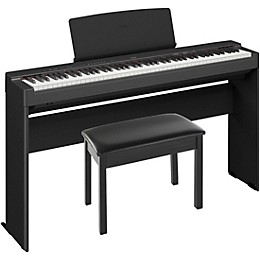 Yamaha P225BLB Deluxe Digital Piano Bundle - Black