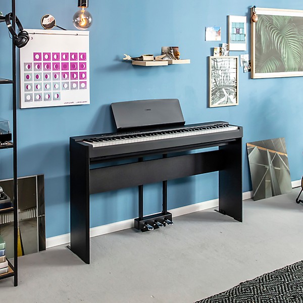 Yamaha P225BLB Deluxe Digital Piano Bundle - Black
