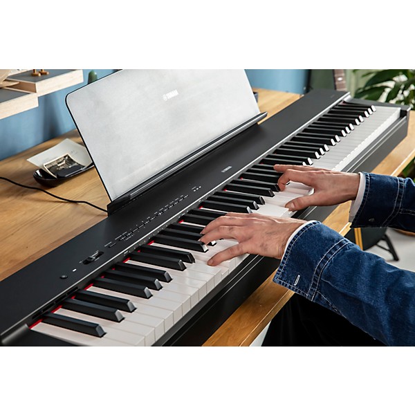 Yamaha P225BLB Deluxe Digital Piano Bundle - Black