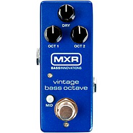 Open Box MXR M280 Vintage Bass Octave Mini Effects Pedal Level 1