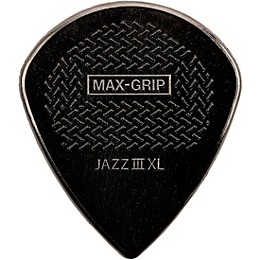 Dunlop Max-Grip Jazz III XL Stiffo Guitar Picks - 1.38 mm 24 Pack