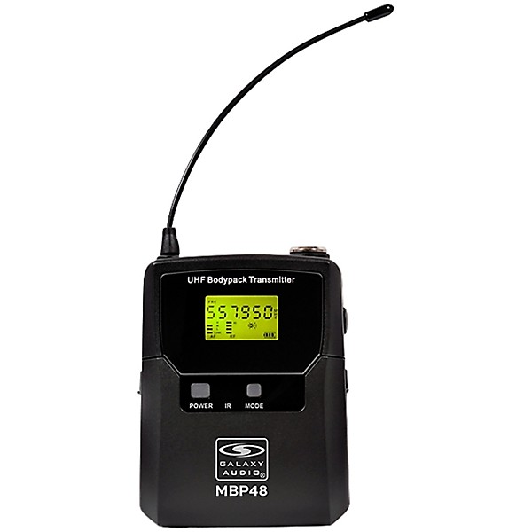 Galaxy Audio CSL4-SSSSM 4-Channel Digital UHF Wireless Microphone System - Frequency CODE M3 516-558MHz