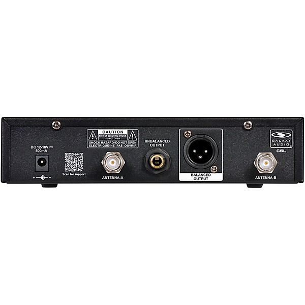 Galaxy Audio CSL-GM Digital UHF Wireless Guitar System - Frequency CODE M3 516-558MHz