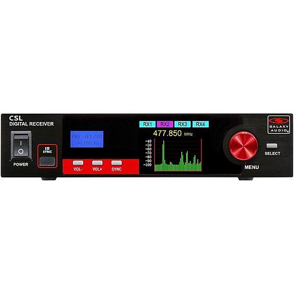Galaxy Audio CSL-GM Digital UHF Wireless Guitar System - Frequency CODE M3 516-558MHz