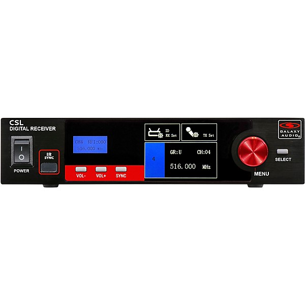 Galaxy Audio CSL-SM Digital UHF Wireless Headset Microphone System - Frequency CODE M3 516-558MHz