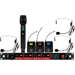 Galaxy Audio CSL4-HSSSM 4-Channel Digital UHF Wireless Microphone System - Frequency CODE M3 516-558MHz