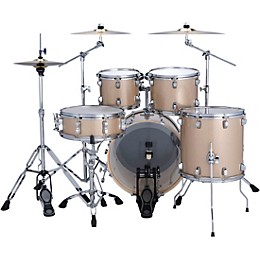 Ludwig Evolution 5-Piece Drum Set With Paiste Cymbals - Prosecco Sparkle