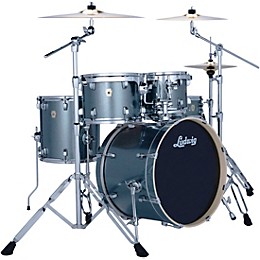 Ludwig Evolution 5-Piece Drum Set With Paiste Cymbals - Atlantic Sparkle