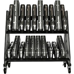 A&S Crafted Products Band Room Violin Case Storage Rack