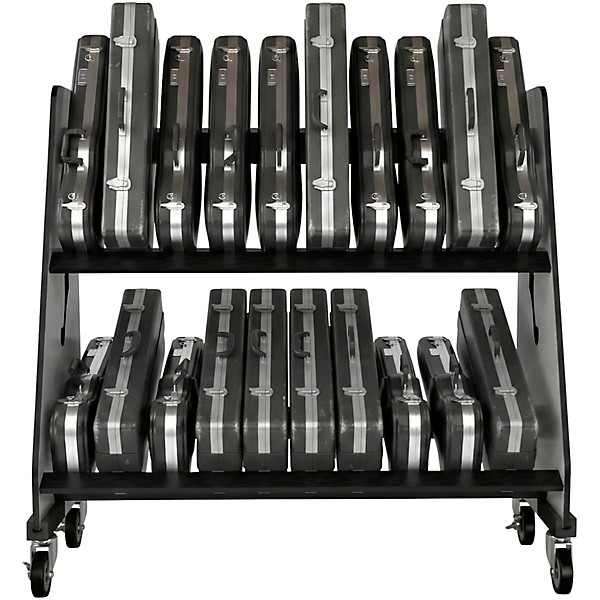 A&S Crafted Products Band Room Violin Case Storage Rack