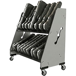 A&S Crafted Products Band Room Violin Case Storage Rack