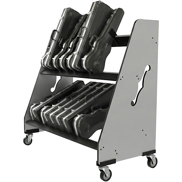 A&S Crafted Products Band Room Violin Case Storage Rack