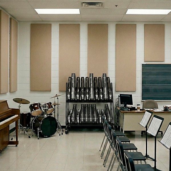 A&S Crafted Products Band Room Violin Case Storage Rack