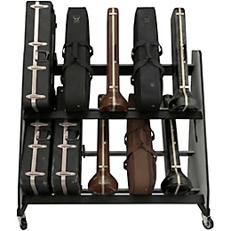 A&S Crafted Products Band Room Trombone Case Storage Rack