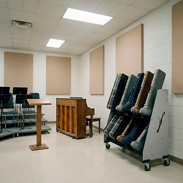 A&S Crafted Products Band Room Trombone Case Storage Rack