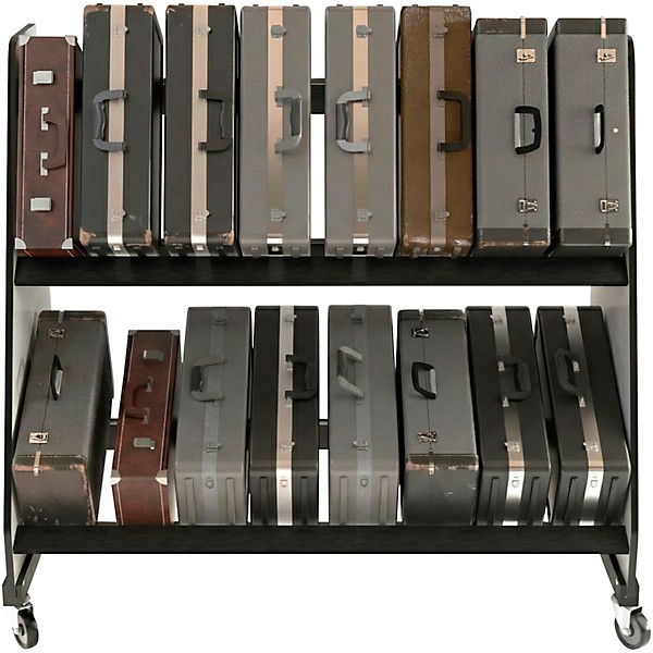 A&S Crafted Products Band Room Trumpet Case Storage Rack