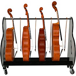 A&S Crafted Products Band Room 4 Cello Storage Rack