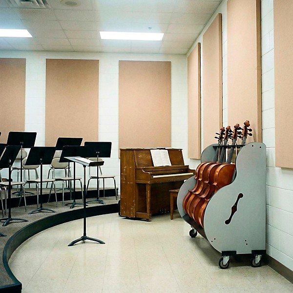 A&S Crafted Products Band Room 4 Cello Storage Rack