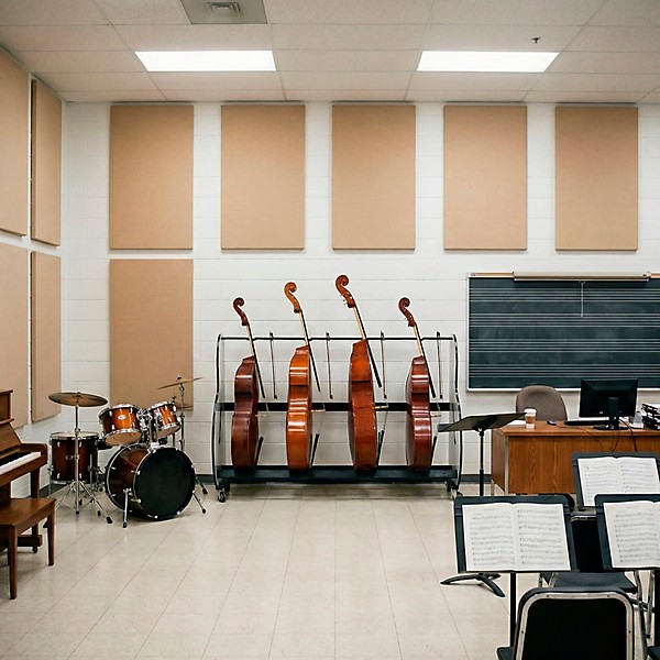 A&S Crafted Products Band Room 4 Double Bass Storage Rack