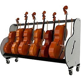 A&S Crafted Products Band Room 6 Cello Storage Rack