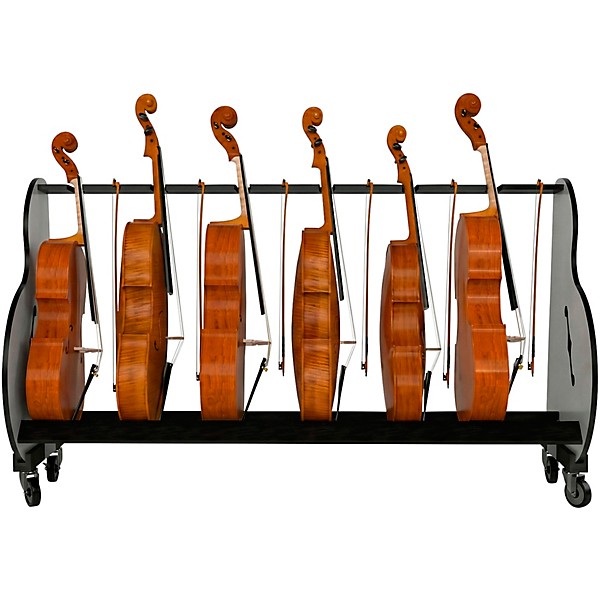 A&S Crafted Products Band Room 6 Cello Storage Rack