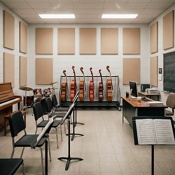 A&S Crafted Products Band Room 6 Cello Storage Rack