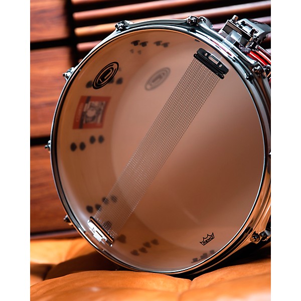 Orange County Drum & Percussion USA Custom Adrian Young Signature Snare Drum - 14 x 6 in. Tangerine Sparkle
