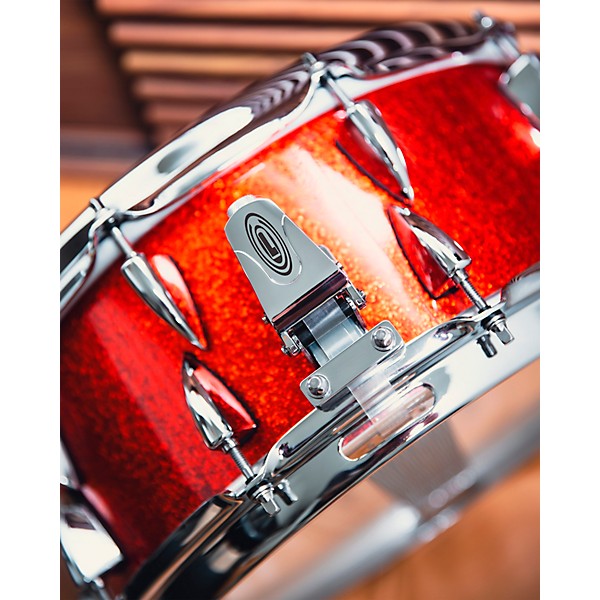 Orange County Drum & Percussion USA Custom Adrian Young Signature Snare Drum - 14 x 6 in. Tangerine Sparkle