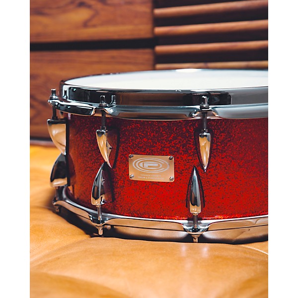 Orange County Drum & Percussion USA Custom Adrian Young Signature Snare Drum - 14 x 6 in. Tangerine Sparkle