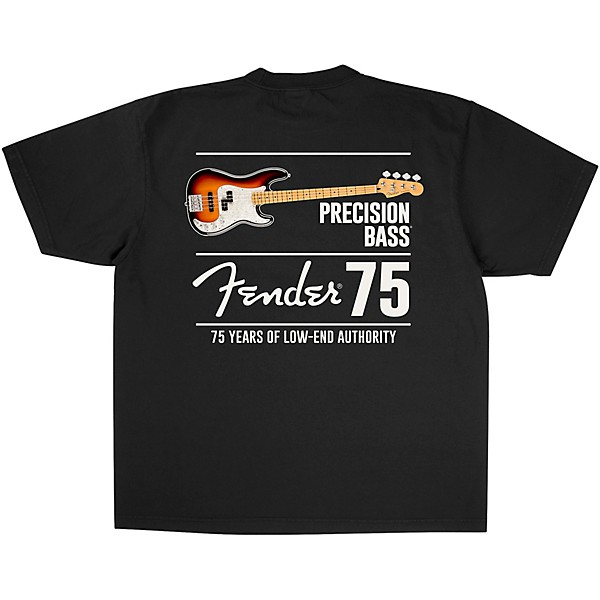 Fender 75th Anniversary Precision Bass T-Shirt - Medium