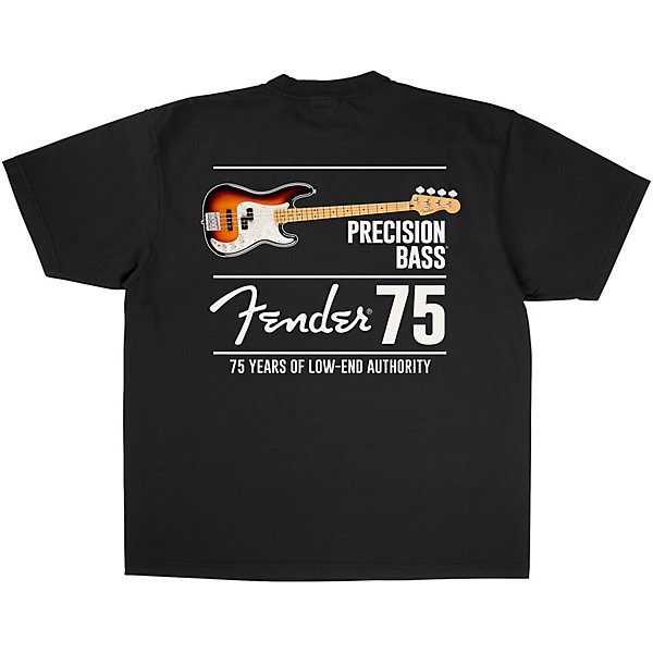 Fender 75th Anniversary Precision Bass T-Shirt - Large
