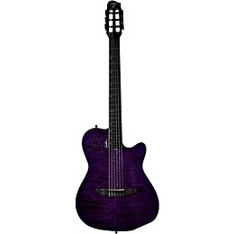 Godin ACS Nylon Steve Stevens Signature 25th Anniversary Acoustic-Electric Guitar - Purple