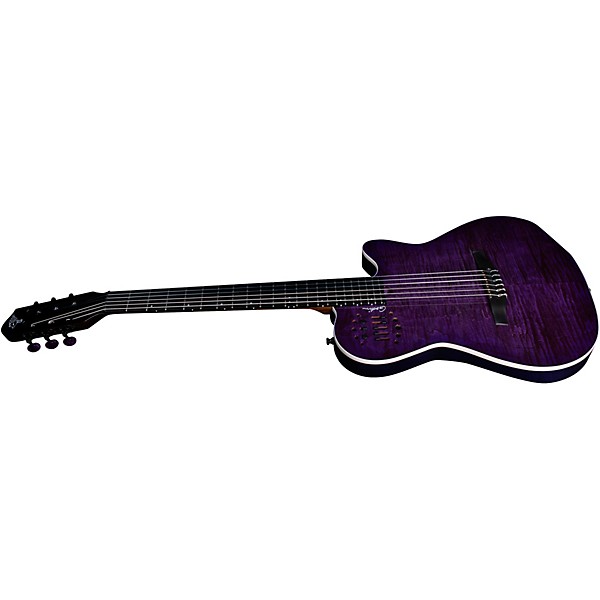 Godin ACS Nylon Steve Stevens Signature 25th Anniversary Acoustic-Electric Guitar - Purple