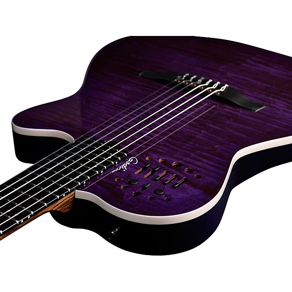 Godin ACS Nylon Steve Stevens Signature 25th Anniversary Acoustic-Electric Guitar - Purple