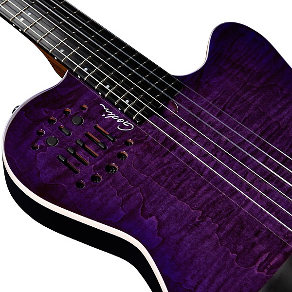Godin ACS Nylon Steve Stevens Signature 25th Anniversary Acoustic-Electric Guitar - Purple