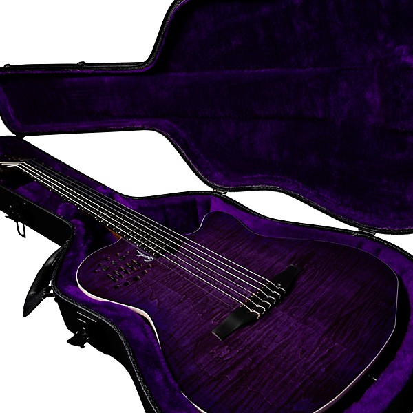 Godin ACS Nylon Steve Stevens Signature 25th Anniversary Acoustic-Electric Guitar - Purple