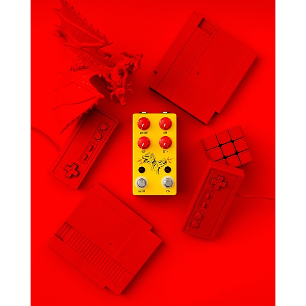 JHS Pedals Double Dragon Lo-Fi Octave Pedal - Yellow