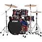TAMA Starclassic Walnut/Birch 5-Piece Drum Shell Pack With 22" Bass Drum - Crimson Sapphire Cascade