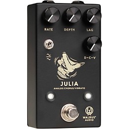 Walrus Audio Minimal Series Julia Analog Chorus/Vibrato V2 Pedal - Black
