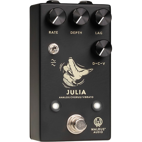 Walrus Audio Minimal Series Julia Analog Chorus/Vibrato V2 Pedal - Black
