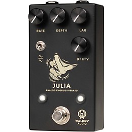 Walrus Audio Minimal Series Julia Analog Chorus/Vibrato V2 Pedal - Black