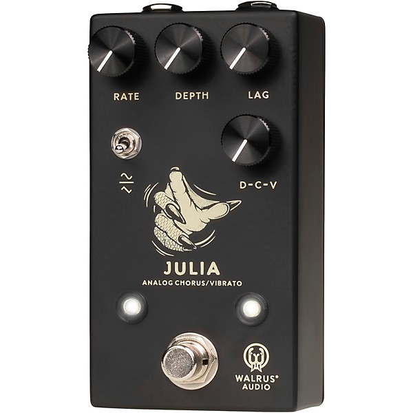 Walrus Audio Minimal Series Julia Analog Chorus/Vibrato V2 Pedal - Black