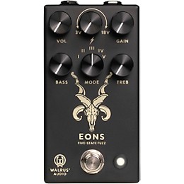 Walrus Audio Minimal Series Eons Five-State Fuzz Pedal - Black