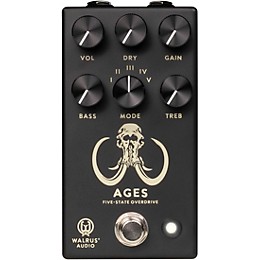 Walrus Audio Minimal Series Ages Five-State Overdrive Pedal - Black