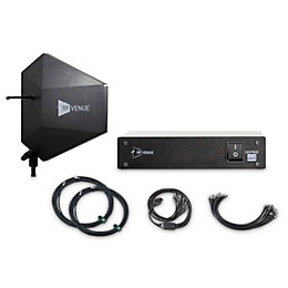 RF Venue 5-Channel Wireless Microphone Upgrade Pack with Diversity Fin IPX Antenna - Black