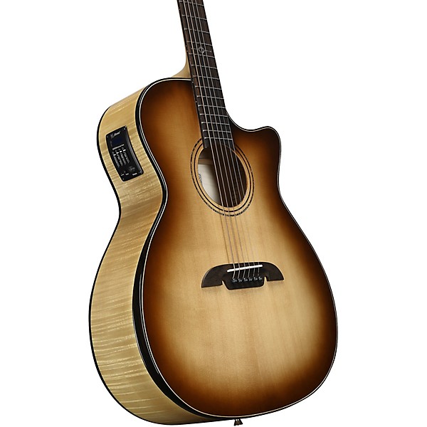 Alvarez AEG800CE Grand Auditorium Acoustic-Electric Guitar - Shadow Burst