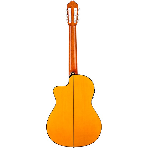 Ortega Traditional Series RCE270FT Thinline Acoustic-Electric Classical Guitar - Natural