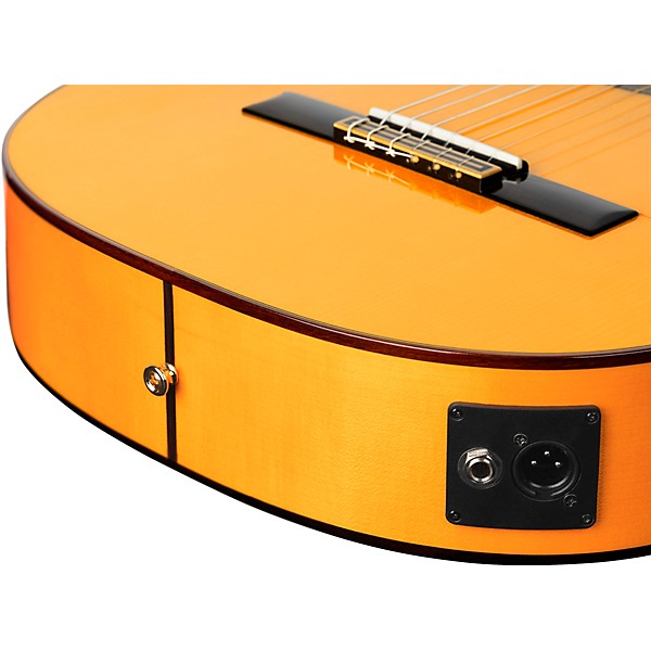 Ortega Traditional Series RCE270FT Thinline Acoustic-Electric Classical Guitar - Natural